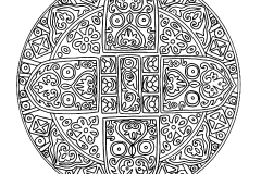 Mandala a colorier zen relax gratuit 1 2